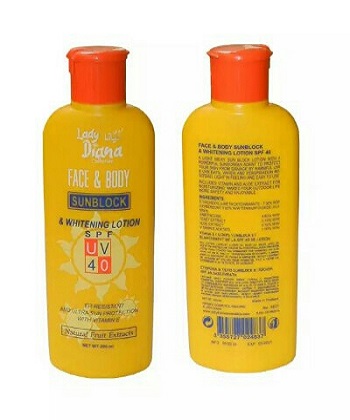 sunblock body lotion