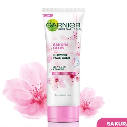 Garnier_Sakura White Foam Face Wash