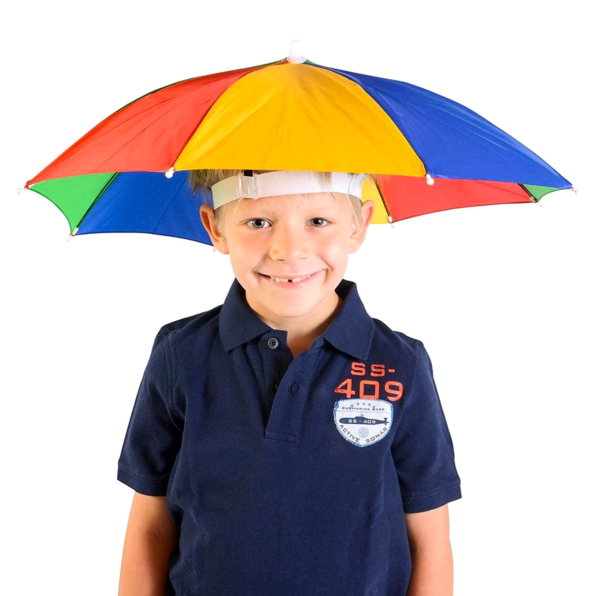 Head Umbrella Hat for Kids and Adults, Hands Free Umbrella Clear for Rain  Sunny Golfs - Bayvaly