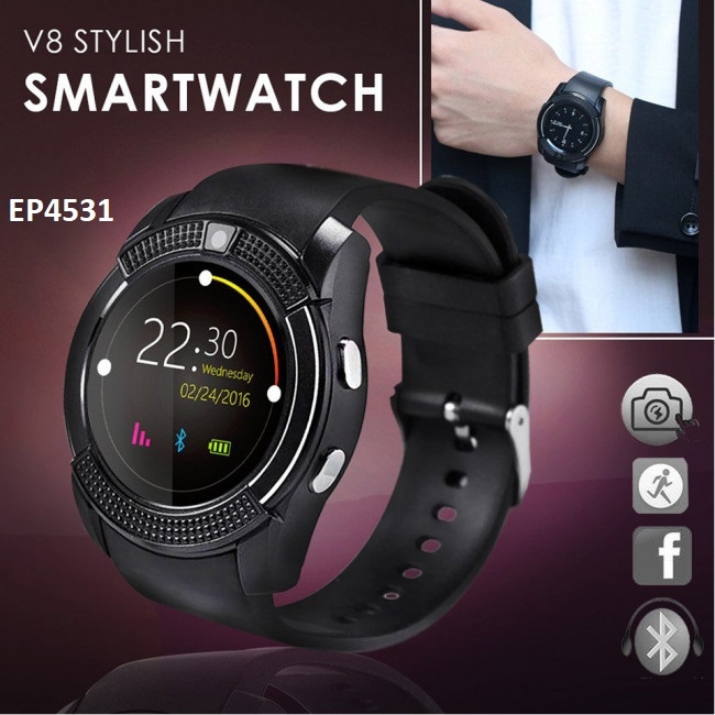 V8 2025 stylish smartwatch