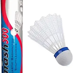 White Badminton Feather Cock - 10 Pcs
