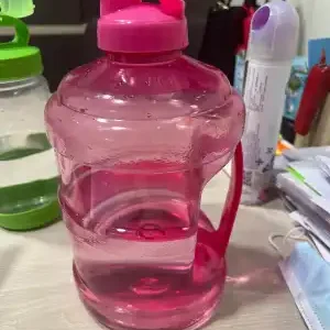 3 Liter (Half Gallon) 64oz BPA-Free Large Training Gym Water Bottle Handle Multicolor - Water Bottle