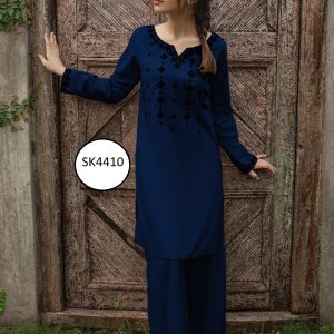 Pakistani Design Embroidery Work Ready made 2 pic Kameez and Pant SK4410