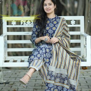 Screen Print Ready made Salwar Kameez SK4391