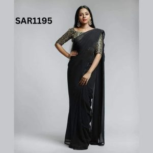 Indian Soft Weightless Georgette Saree SAR1195