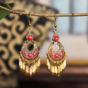 Female Earrings Court Style Long Earrings