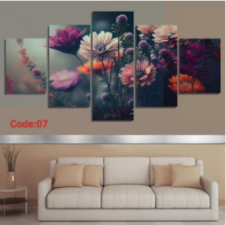 5Pcs In 1 Set Wall Canvas...