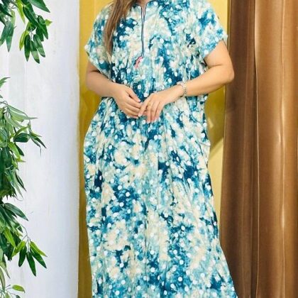 China Linen Kaftan Maxi...