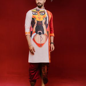 (Only Panjabi) Premium Sublimation Printed Panjabi-20214P