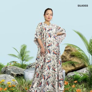 Premium Quality Silk Kaftan Maxi