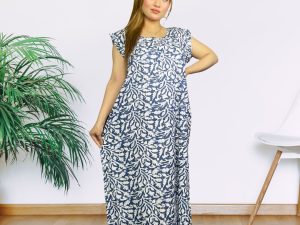 Flutter Sleeve Cotton Night wear