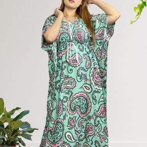 Premium Quality China Linen Kaftan Maxi