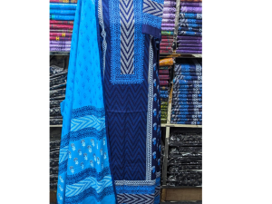 New Exclushive Collection High Qualitiey Cotton Printed Three Piece