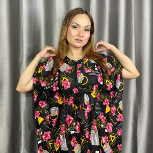 China Linen Kaftan Maxi