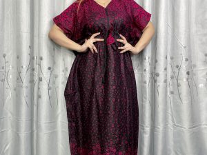 China Linen Kaftan Maxi