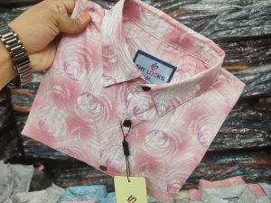 Pure Cotton full Sleeve Print Shirt for Men’s