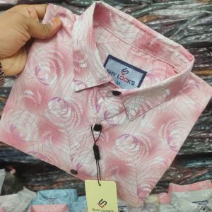 Pure Cotton full Sleeve Print Shirt for Men’s
