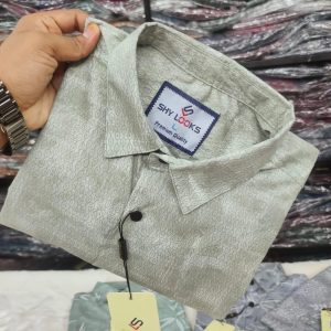 Pure Cotton full Sleeve Print Shirt for Men’s