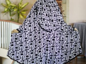 Elegant Palazzo long Khimar Set