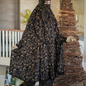 Elegant Palazzo long Khimar Set