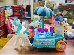 Bump And Go Monkey Ice Cream Toy for Kids