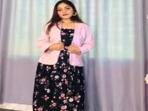 Ladies Blazer Grown Tops denim style Kurti for women and girls