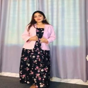 Ladies Blazer Grown Tops denim style Kurti for women and girls