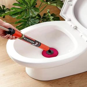 High pressure toilet cleaning