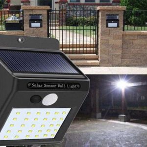 30 LED Motion Sensor Wall Solar Light Waterproof Security Lamp