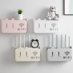 Wall Mount Strong Adhesive Router Stand